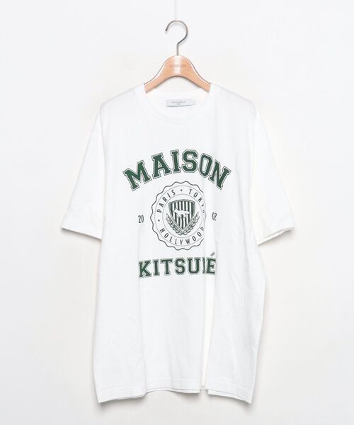 「Maison Kitsune」 半袖Tシャツ L ホワイト系その他 メンズ_画像1