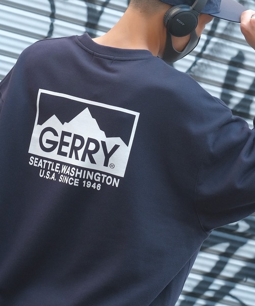 「GERRY」 スウェットカットソー X-LARGE ネイビー メンズ_画像1