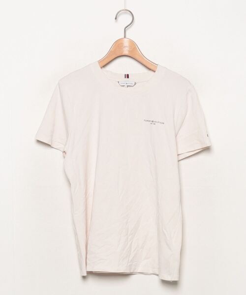 「TOMMY HILFIGER」 半袖Tシャツ MEDIUM アイボリー レディース_画像1