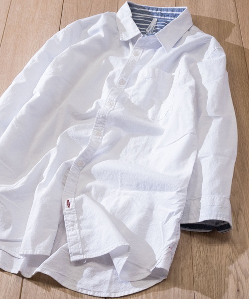 「JOHN'S CLOSET」 7分袖シャツ X-LARGE ホワイト メンズ_画像1
