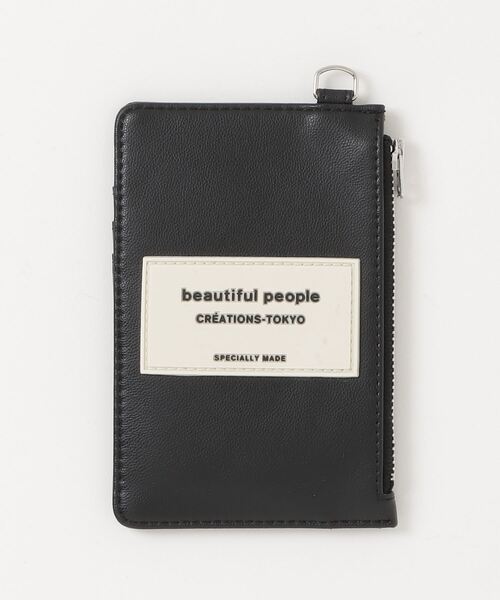 「beautiful people」 カードケース FREE ブラック レディース_画像1