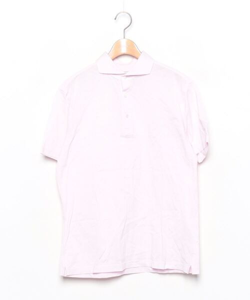 「SHIPS」 半袖ポロシャツ LARGE ピンク メンズ_画像1