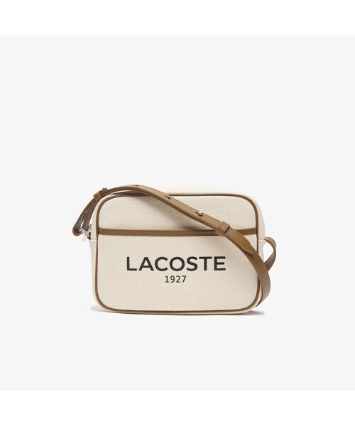 「LACOSTE」 ショルダーバッグ FREE ナチュラル レディース_画像1