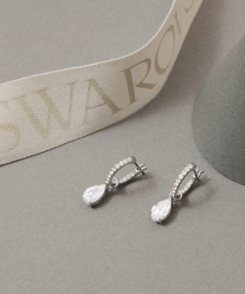 「SWAROVSKI」 ピアス（両耳用） ONE SIZE」 ホワイト レディース_画像1