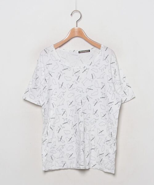 「FRAPBOIS」 半袖Tシャツ 2 ホワイト メンズ_画像1