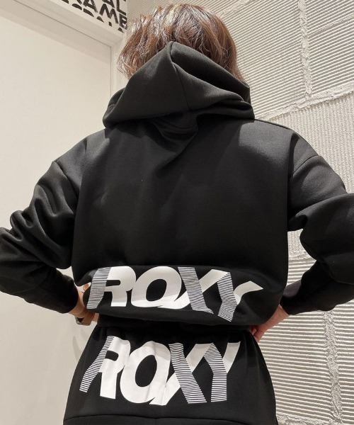 「ROXY」 プルオーバーパーカー MEDIUM ブラック レディース_画像1