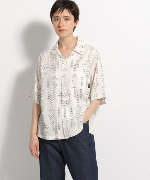 「niko and...」 半袖シャツ「PENDLETONコラボ」 LARGE ホワイト レディース_画像1