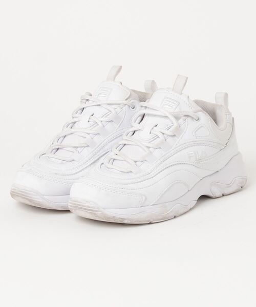 「FILA」 ローカットスニーカー 23.5cm ホワイト メンズ_画像1