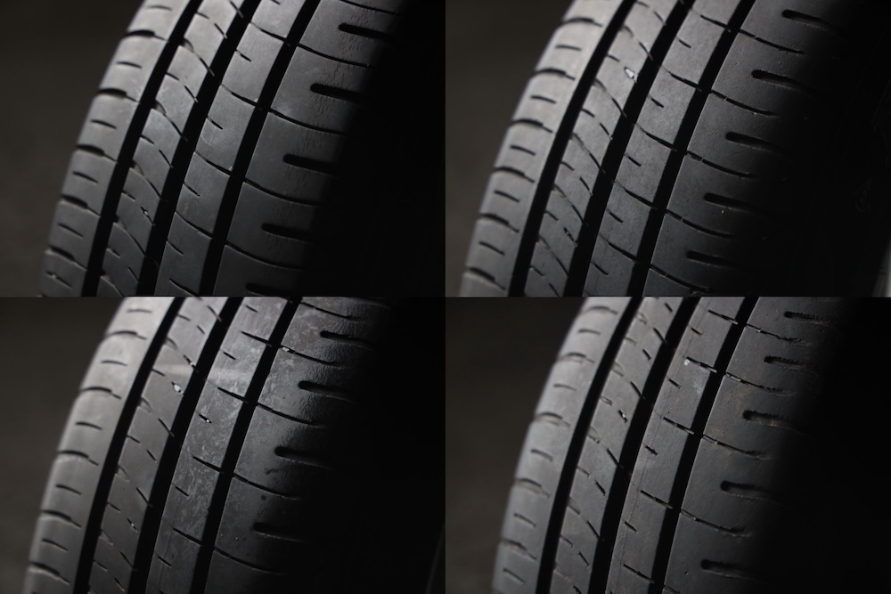 ★バリ山 175/65R14 国産DUNLOP 2018年製 ラジアル bBカローラパッソファンカーゴラウムヴィッツプラッツフィットキューブノートデミオ_画像6