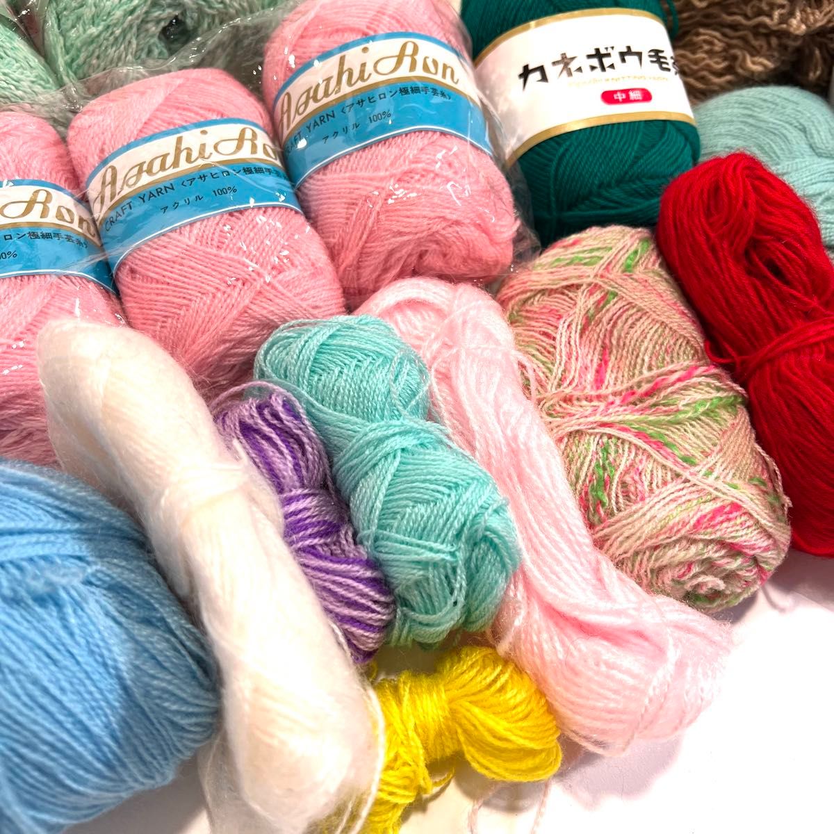 カネボウ毛糸など まとめ売り ハンドメイド 手芸材料 編み物