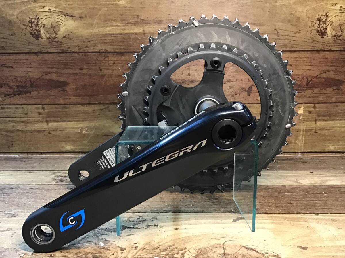 HS759 シマノ SHIMANO アルテグラ ULTEGRA FC-R8000 クランクセット STAGES Gen 3 Dual パワーメーター 172.5mm 52/36T 動作確認済_画像4