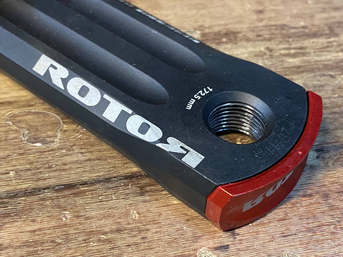 HS739 ローター Rotor 2 In Power パワーメーター クランクセット 170mm 50/34T 両足計測 QRINGS QARBON チェーンリング付き ※動作未確認の画像3