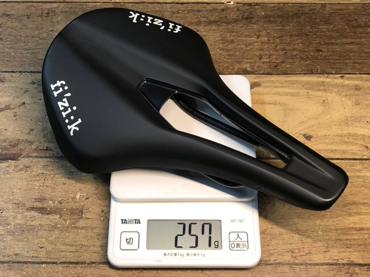 HU719 フィジーク fizik TEMPO ARGO R5 サドル 黒 160mm クロモリレールの画像8