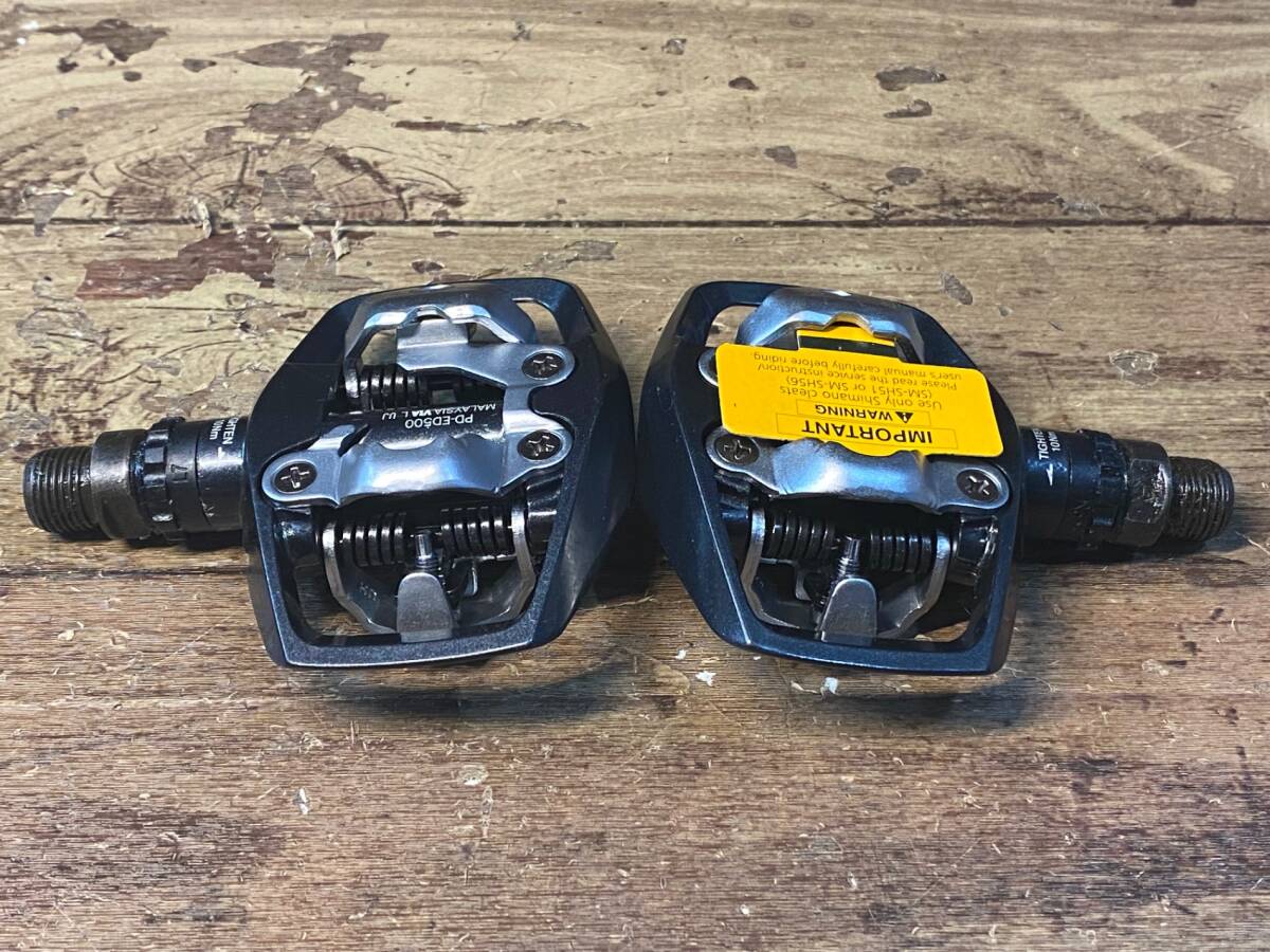 HS964 シマノ SHIMANO PD-ED500 ビンディングペダル SPD 黒_画像3