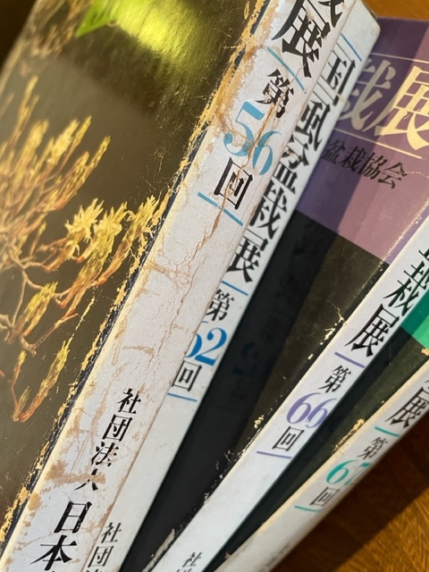 国風盆栽展／56.62.66.67.69/まとめ売り5冊セット／古本の画像9