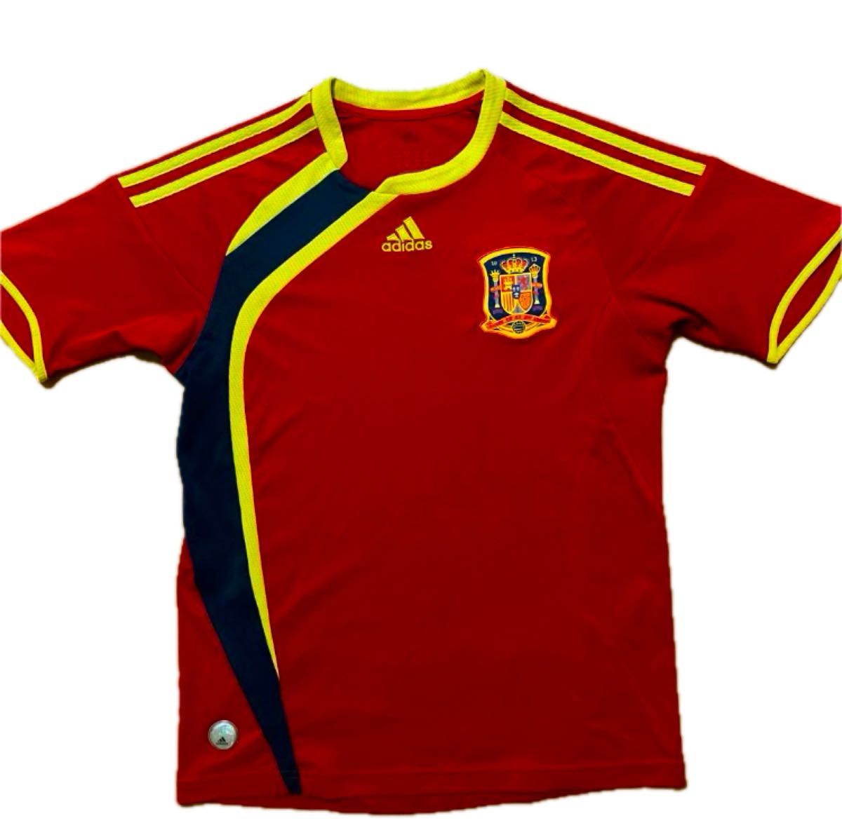 レア adidas アディダス サッカー ユーロ2009 スペイン代表 ユニフォーム