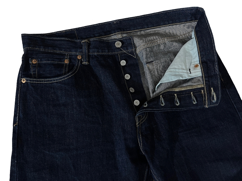 G② # Levi\'s Levi's 00501-1484 501 regular strut button fly one woshu small e Denim pants jeans W34