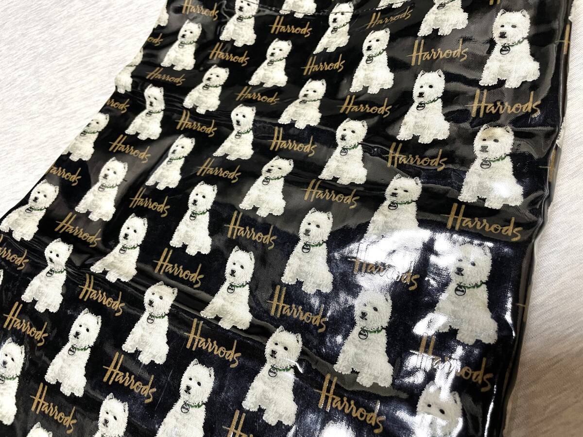  Harrods Logo waste ti dog pattern tote bag shopa- bag eko-bag Harrods Britain England Westie Dog Collection Shopper Bag