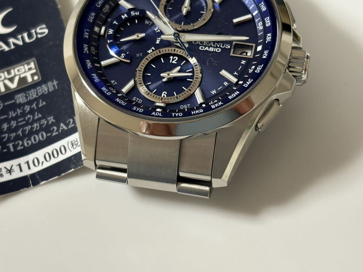 ☆展示品・定価11万☆お洒落カシオオシアナスOCW-T2600 ビジネス ☆展示品・定価11万☆お洒落カシオオシアナスOCW-T2600 ビジネス