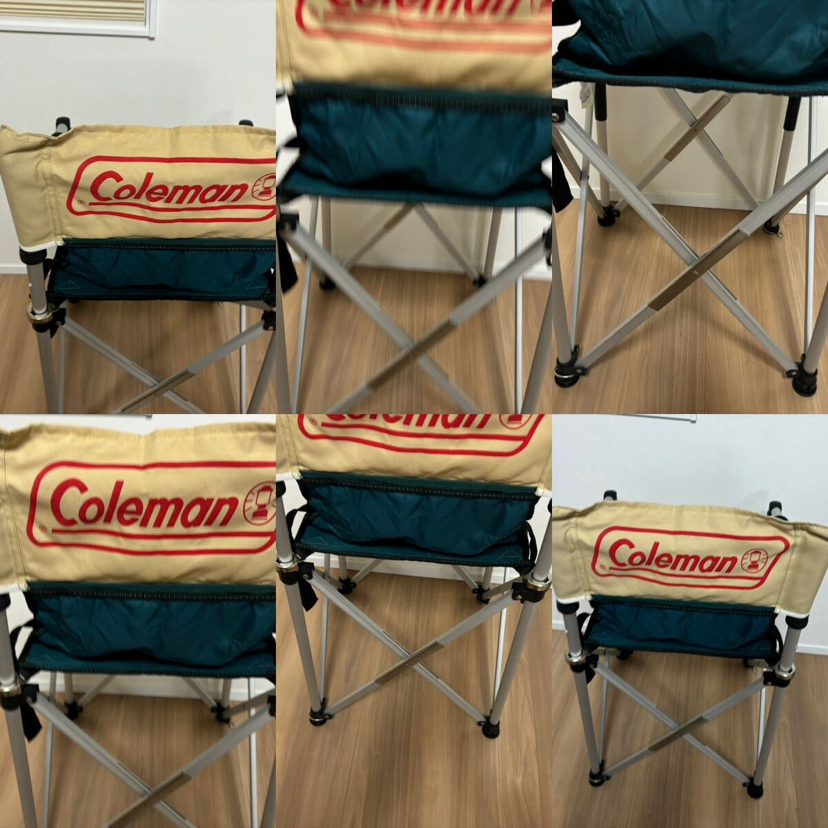 ★送料無料・美品★コールマン キッズスリムキャプテンチェア 折りたたみイス Coleman