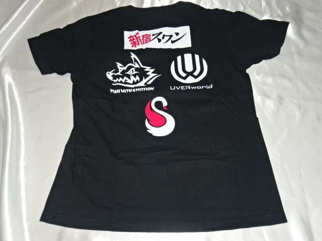 送料185円・H796■ Tシャツ MAN WITH A MISSION×UVERworld 新宿スワンの画像2