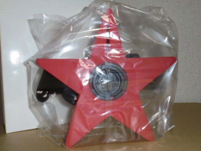 棚7■ 矢沢永吉 未使用のコインバンク（貯金箱） 定番ロゴ星レッドの画像3