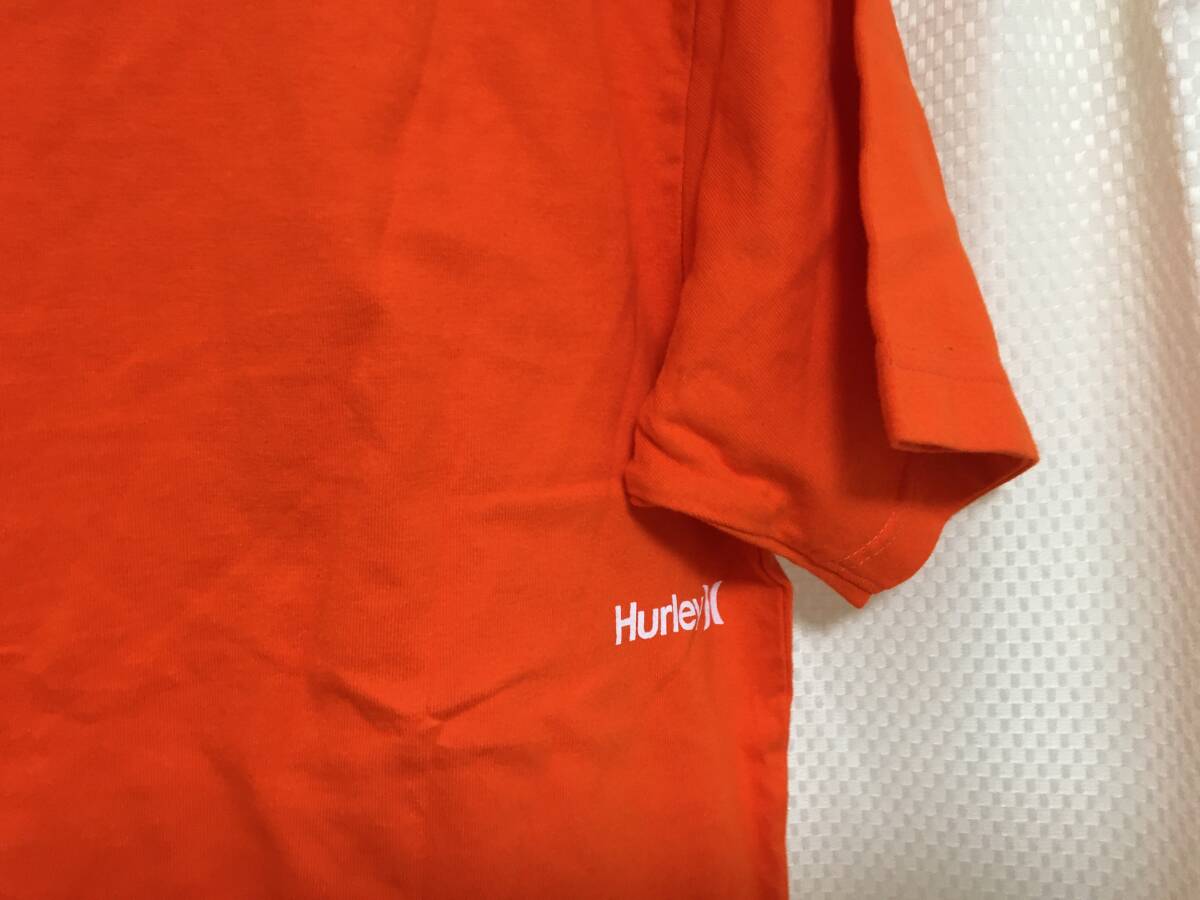 新品！hurleyハーレー Tシャツ サイズL オレンジ 送料レターパックライト370円の画像6