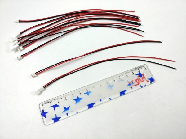 JST PH2.0 2ピン オスメス コネクタ ケーブル 20cm 5セット10本_画像7