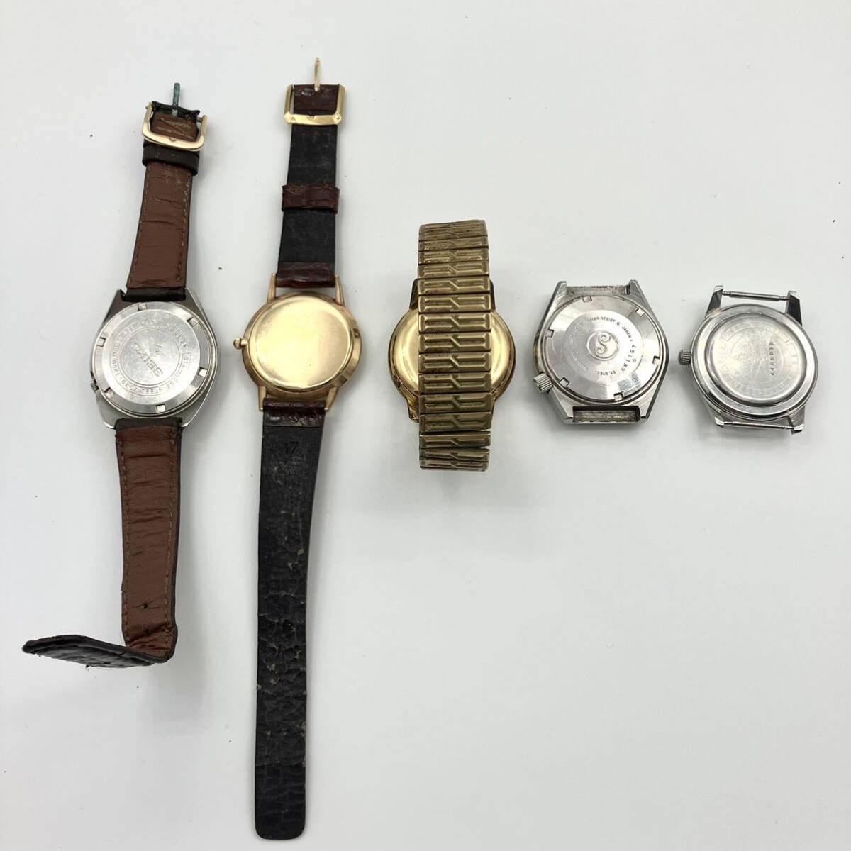 SEIKO セイコー advan goldfeather Seikomatic slimdate ACTUS SKYLINER 機械式時計 現状品