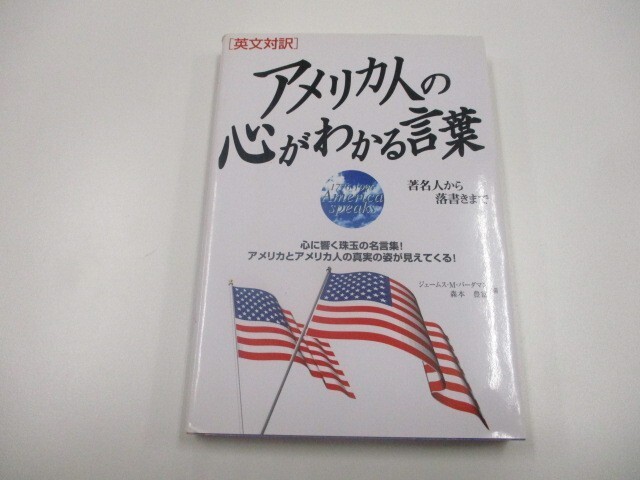 アメリカ人の心がわかる言葉: 英文対訳 著名人から落書きまで no0605 D-12_画像1