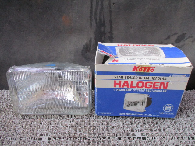 小糸 角型 ハロゲン ヘッドランプ H4 1個 KIOTO 2A1X 24V 50/65W シールドビーム H6001LHの画像1