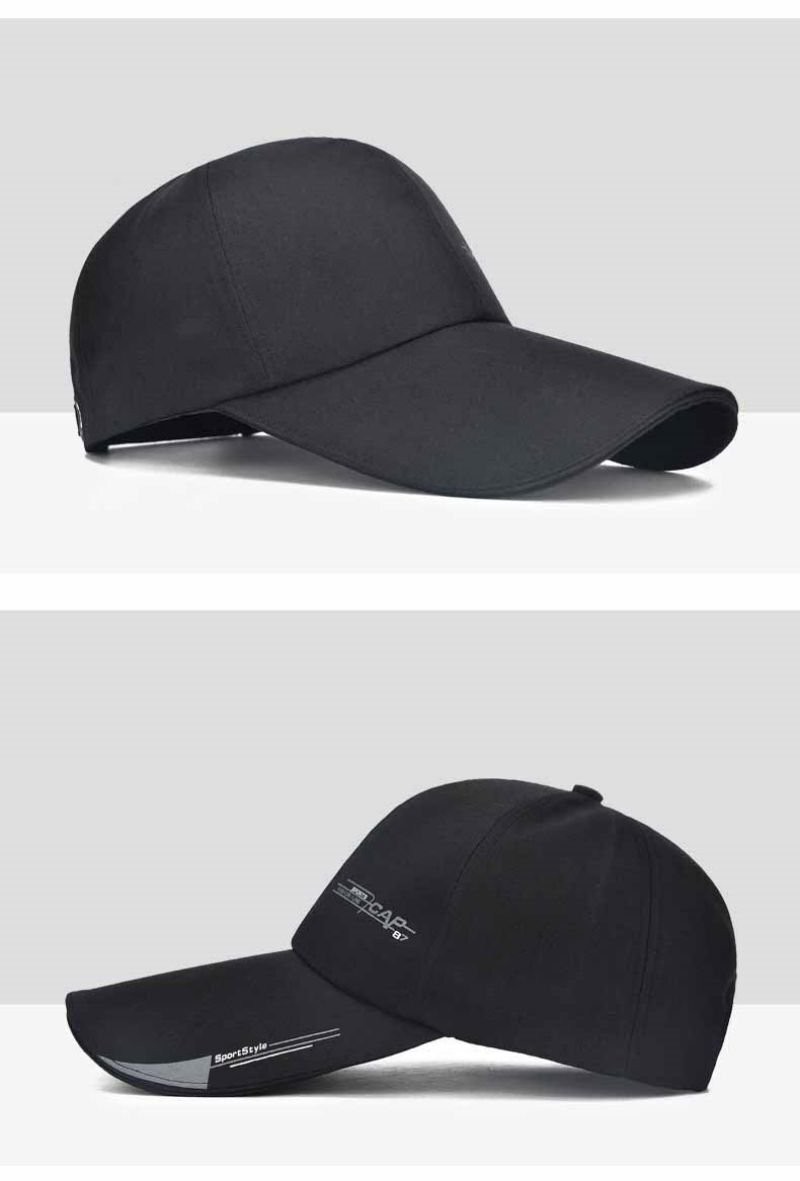 キャップ メンズ 帽子 つば長 夏 野球帽 ロングバイザー UVカット 日よけキャップUVカット99％紫外線対策 日焼け防止 -ネイビーの画像8