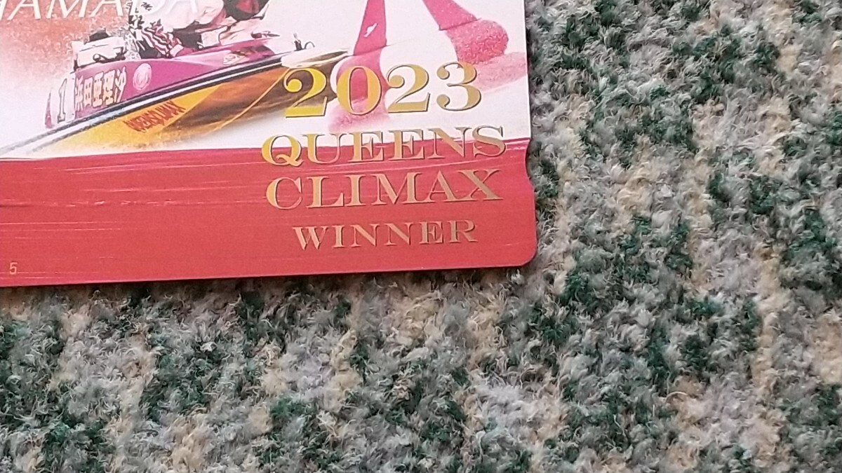  лодочные гонки . рисовое поле ...ARISA HAMADA 2023 QUEENS CLIMAX WINNER QUO карта QUO card 500 [ бесплатная доставка ]