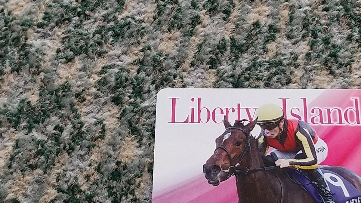  скачки Liberty Islay ndoLiberty Island 2022 год Hanshin jubena il Filly z победа лошадь QUO карта QUO card 500 [ бесплатная доставка ]