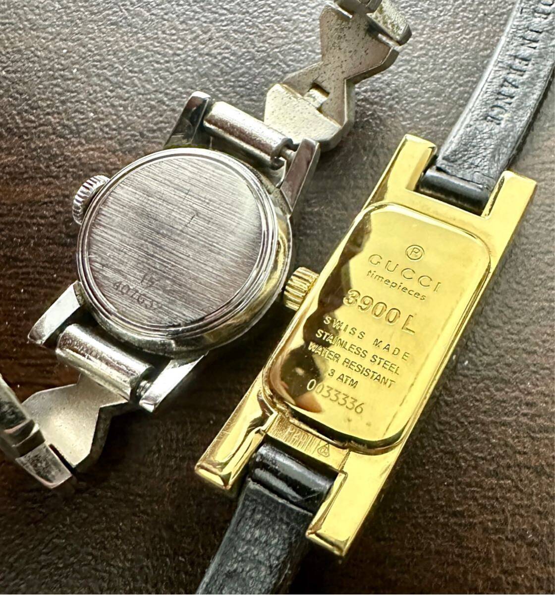 1 иен ~ Y гора суммировать 11 шт. комплект GUCCI Gucci Longines браслет часы мужской женский античный Vintage Junk часы A1