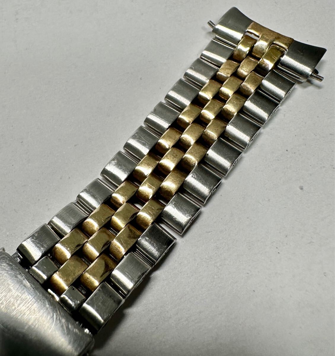 1 иен ~ золотой YG производства желтое золото мужской браслет золотой YG комбинированный breath установка ширина 20mm ремень античный детали принадлежности часы A2