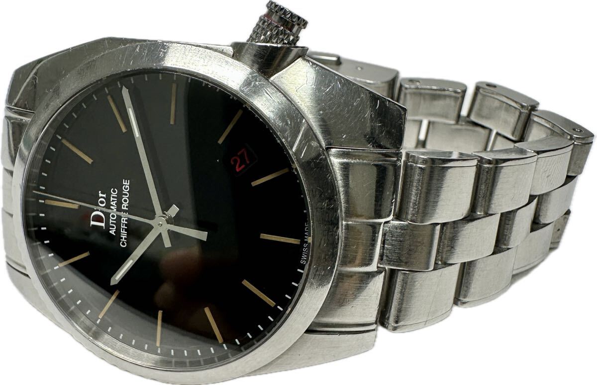 1 иен ~ Y редкий Dior Dior si полный rouge чёрный бриллиант ru мужской самозаводящиеся часы Date обратная сторона ske оригинальный breath часы 62260948