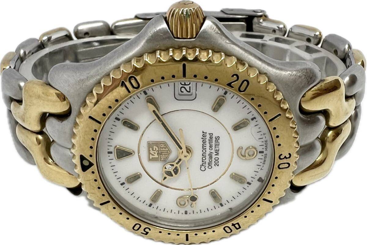 1 jpy ~ H TAG Heuer cell Chrono meter WG5220-P0 men's self-winding watch Date antique Vintage Junk clock 62247884