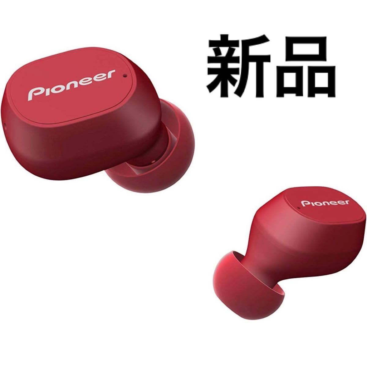 新品★Pioneer パイオニア 完全ワイヤレスイヤホン Bluetooth対応 レッド SE-C5TW(R) イヤフォン