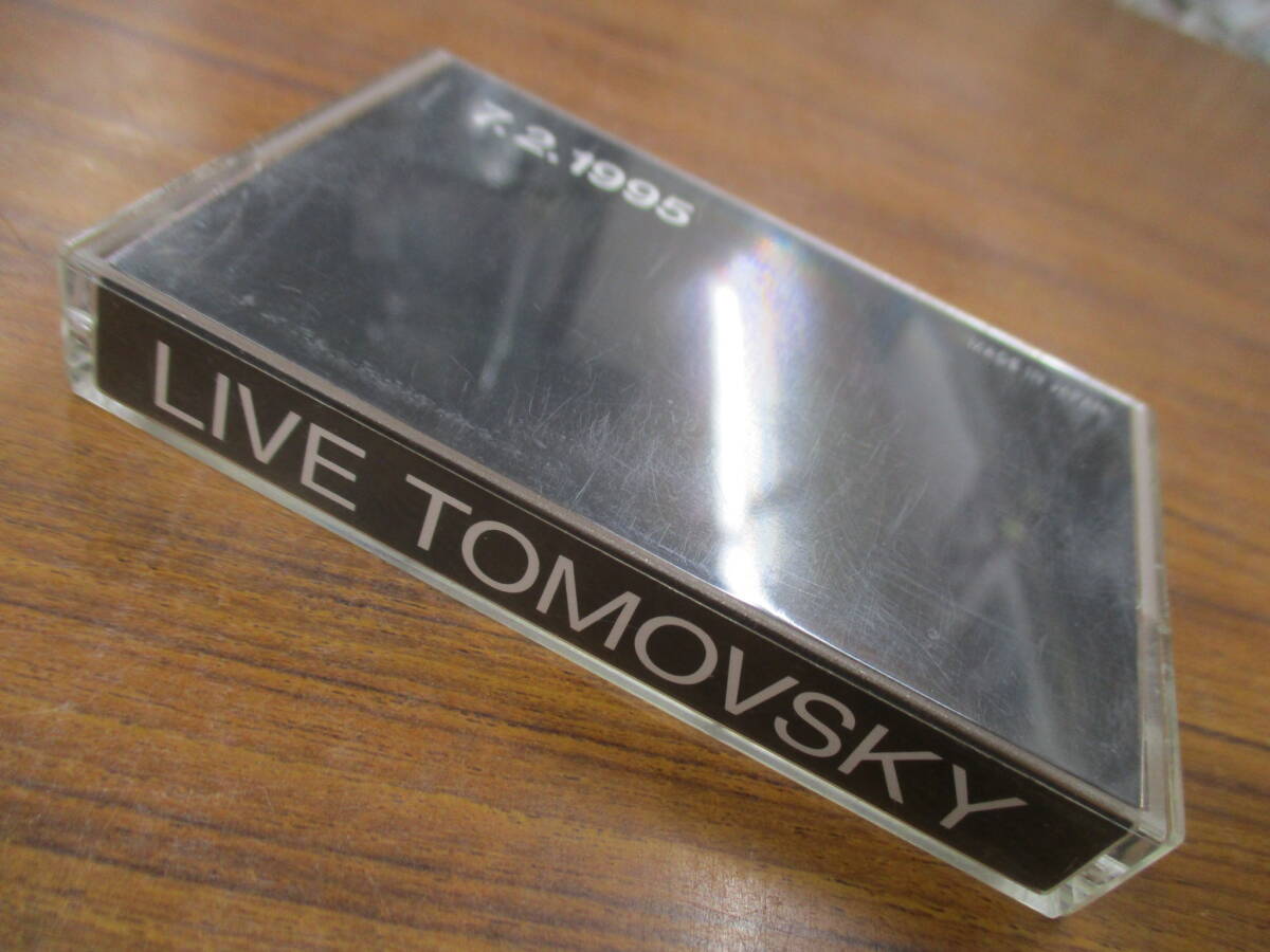 RS-6046【カセットテープ】歌詞カードあり / トモフスキー TOMOVSKY LIVE 7.2.1995 / 大木知之 カステラ / cassette tape_画像4