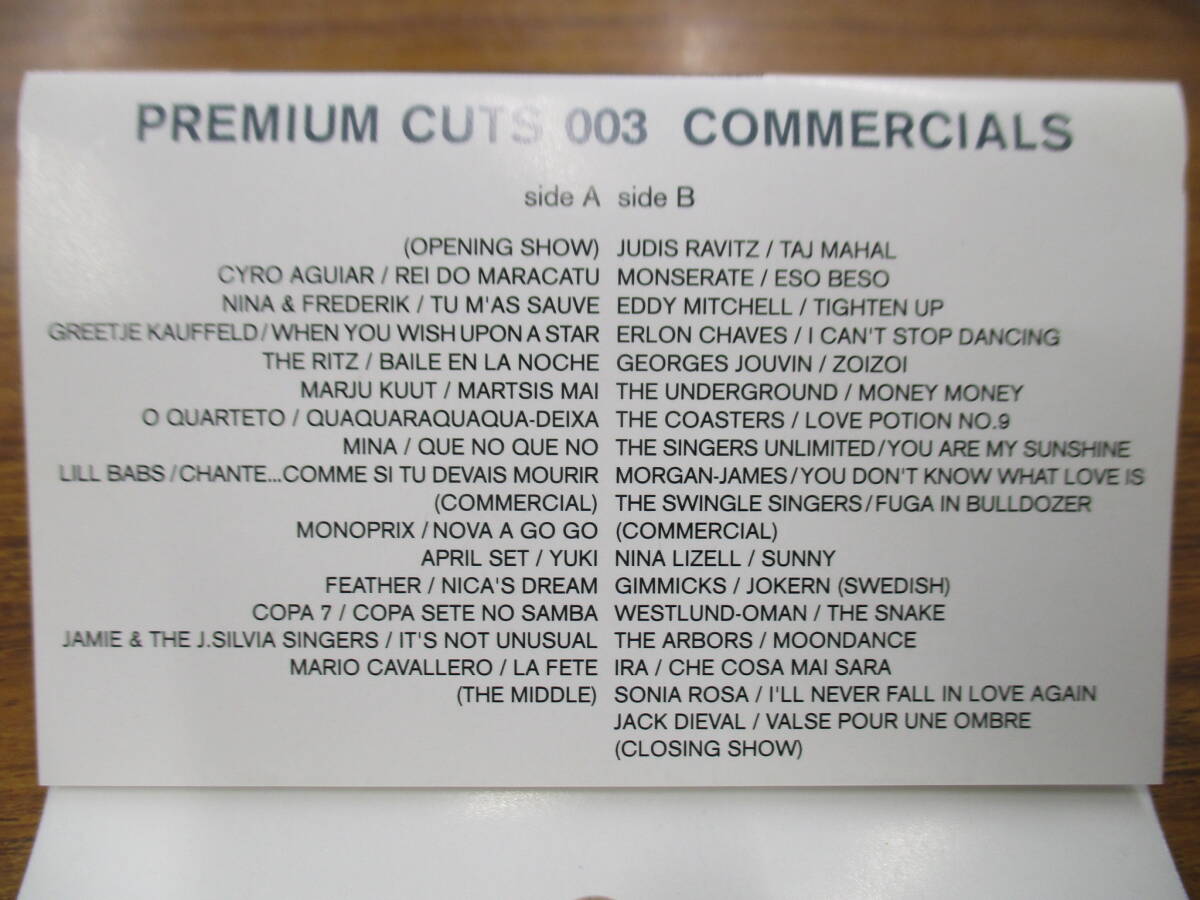 RS-6053【カセットテープ】 鈴木雅尭 PREMIUM CUTS organ b. program 003 COMMERCIALS MASANORI SUZUKI ミックステープ MIX cassette tape_画像3