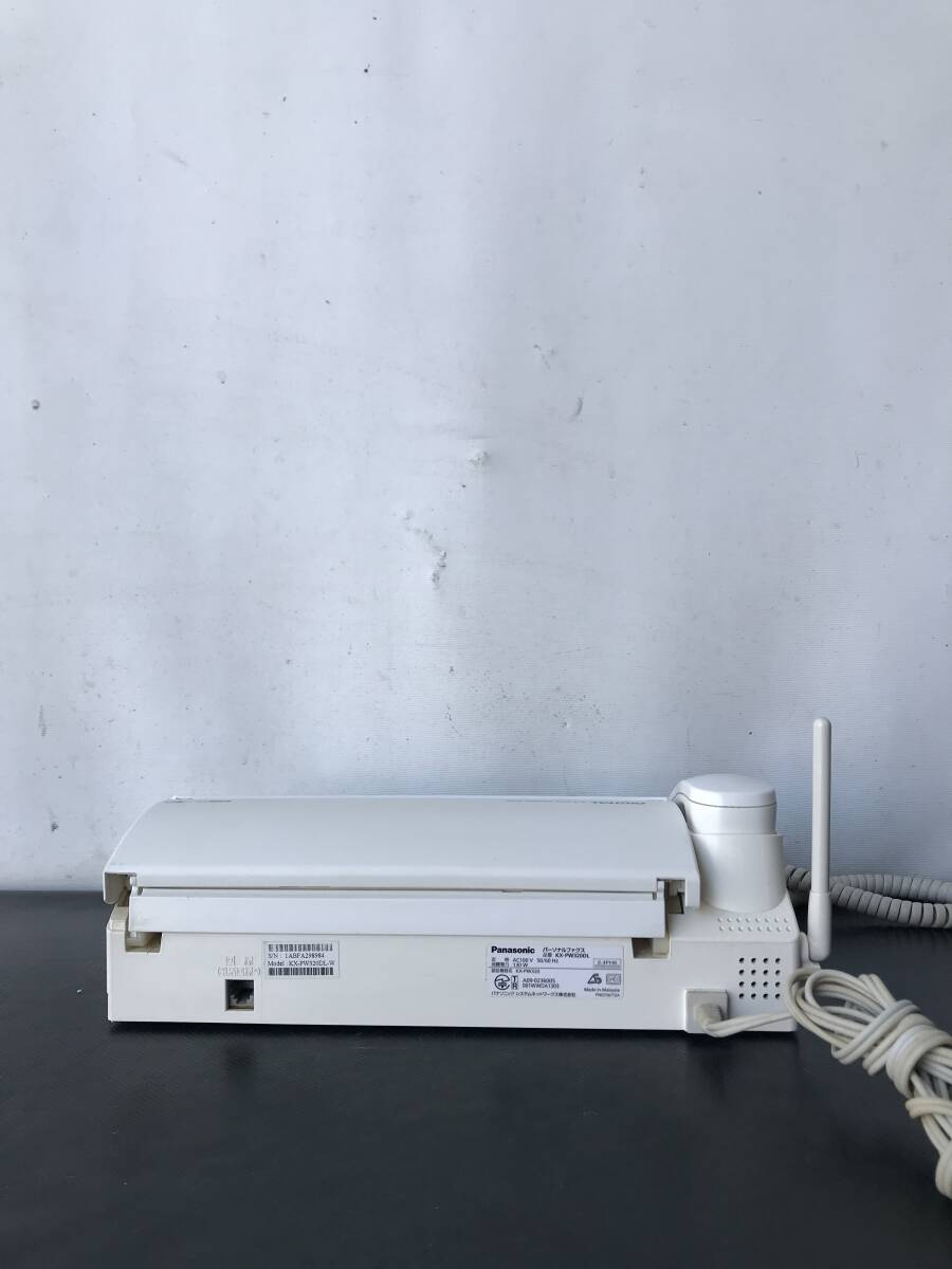 A10285○Panasonic パナソニック 電話 FAX パーソナルファックス ファクシミリ 親機のみ KX-PW821DL 初期化済 【同梱不可】240405