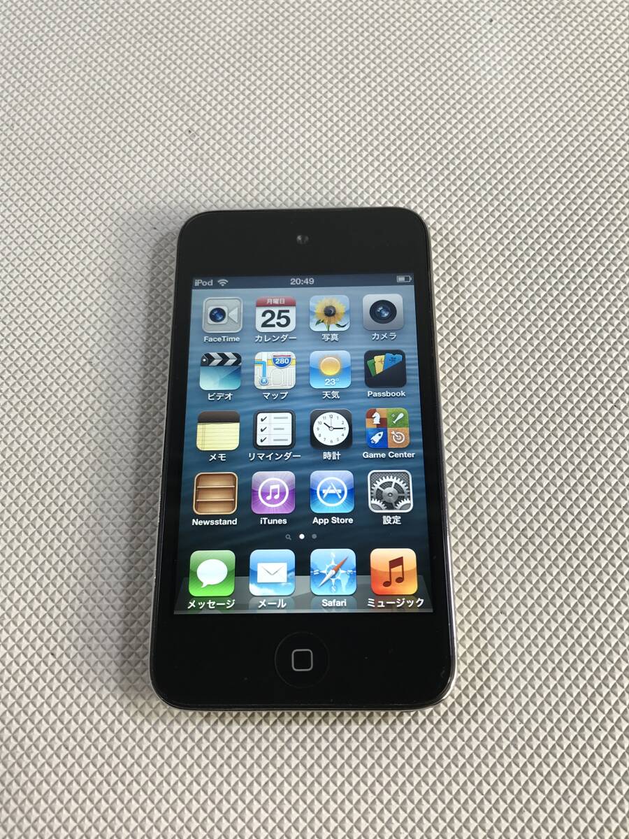 S4876○Apple アップル iPod touch アイポッド タッチ A1367 第4世代 64GB MC547J/A リセット済 【保証あり】240419の画像1
