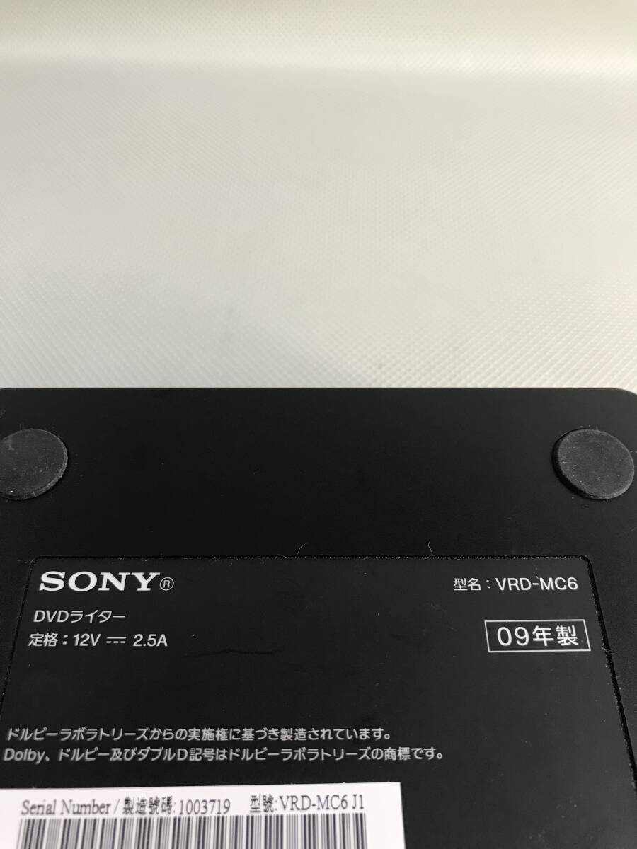S49140SONY Sony DVD lighter 09 year made VRD-MC6 one touch dubbing adaptor WA-18G12U electrification OK 240422