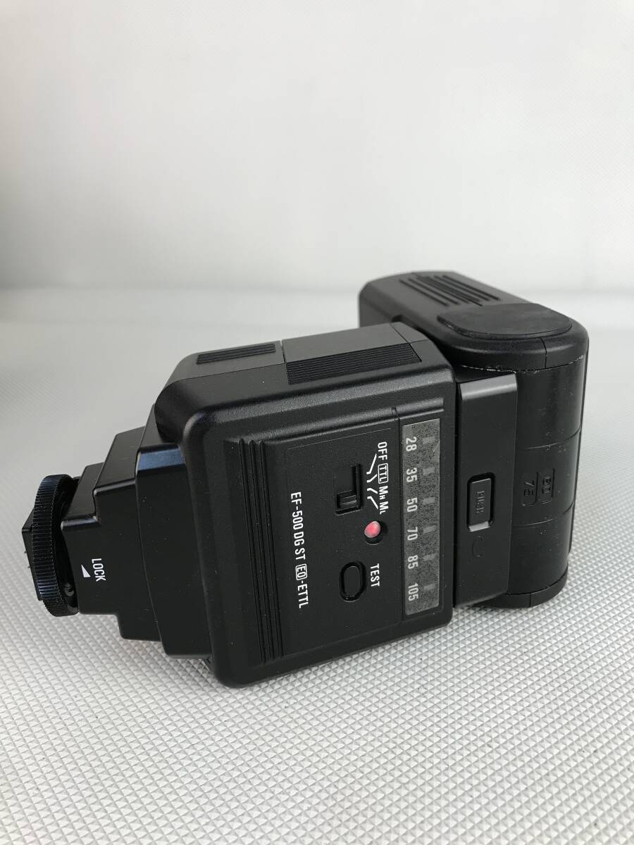 A10455○SIGMA シグマ フラッシュ ストロボ スピードライト EF-500 DG ST ケース付 通電OK 240426_画像9