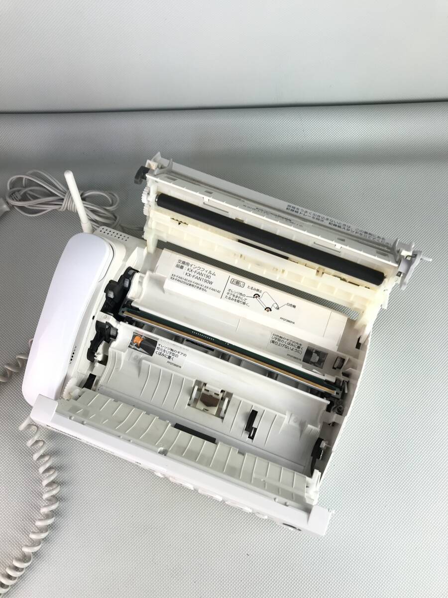 A10468○Panasonic パナソニック パーソナルファックス 電話機 FAX ファクシミリ KX-PW320DL 親機のみ 初期化済 【同梱不可】 240426_画像4