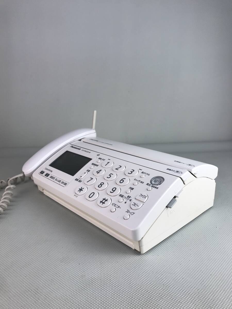 A10468○Panasonic パナソニック パーソナルファックス 電話機 FAX ファクシミリ KX-PW320DL 親機のみ 初期化済 【同梱不可】 240426_画像5