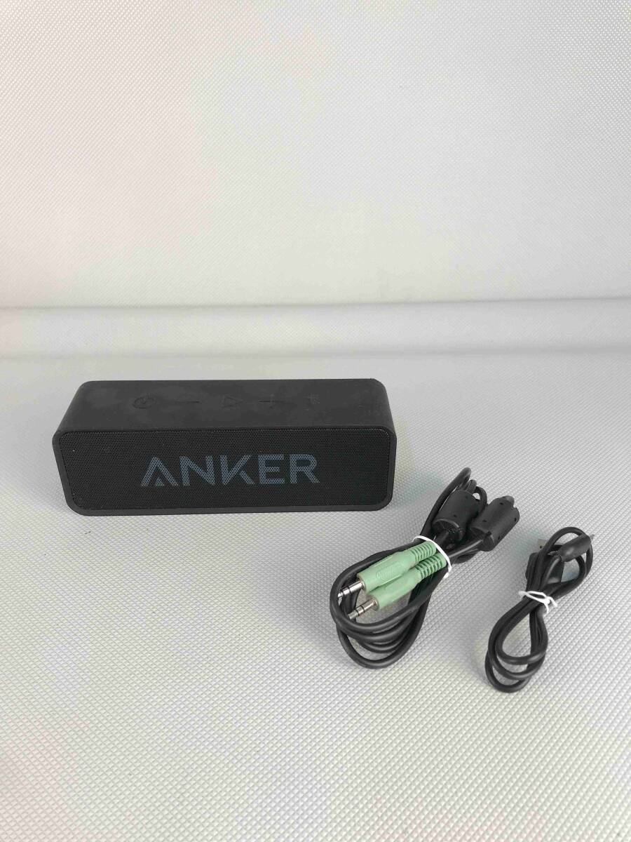 A10547○ANKER アンカー ワイヤレススピーカー SoundCore サウンドコア Bluetooth 型番不明 コード付 音出しOK 訳あり 240430_画像1