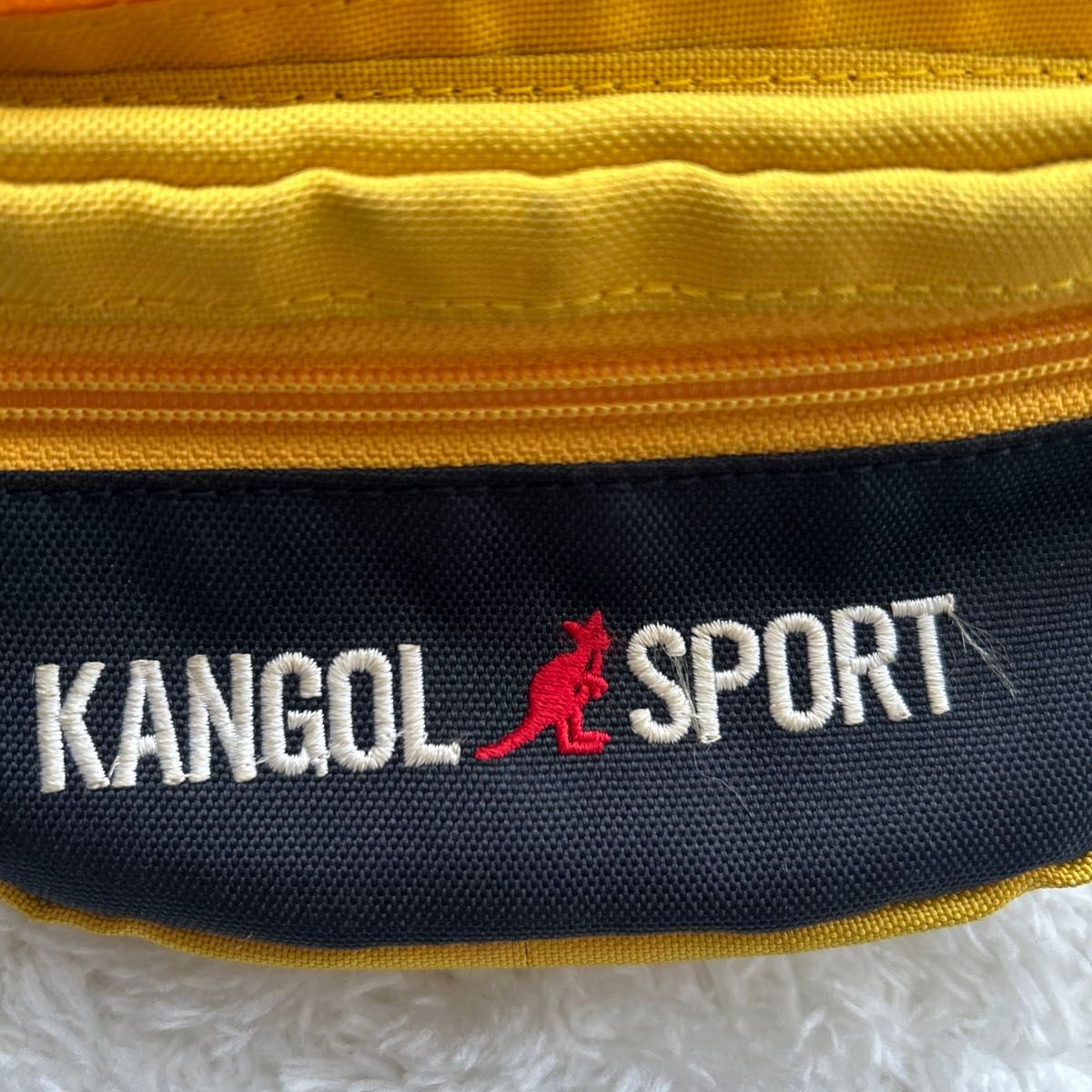 KANGOL SPORT カンゴールスポーツ ウエストバッグ ウエストポーチ ウエストバック　中古