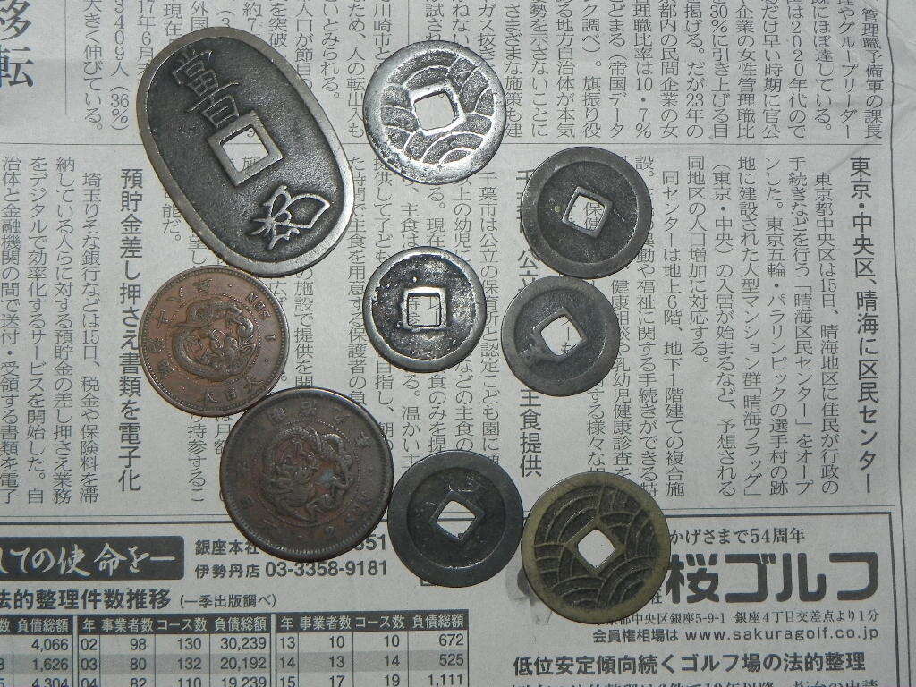 日本　古銭 貨幣 硬貨 いろいろ　骨董　Coin_画像4